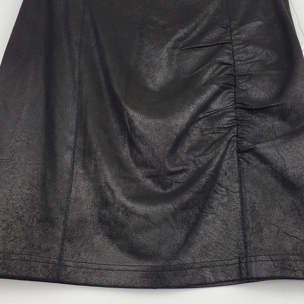FREE PEOPLE RUMI RUCHED MINI SKIRT - Picture 3 of 8